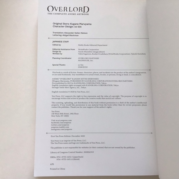 Overlord The Complete Anime Artbook - Picture 5 of 7